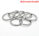 50 PCs 13mm STAINLESS STEEL Thick Open Jump Rings 16 gauge wire Findings, 1/2" diameter jum0149