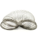 200 Silver Tone Metal Steel Memory Wire Loops 60mm,  . small bracelet, about 2-1/2" diameter  20 gauge wir0022
