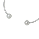 1 Silver Stainless Steel Cuff Bangle Charm Bracelet, fits small to medium, thick 14 gauge, fin0429