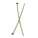 300 Premium Antique Bronze Metal Flat Head Pins, 50mm long, 2" long 20 gauge  pin0082