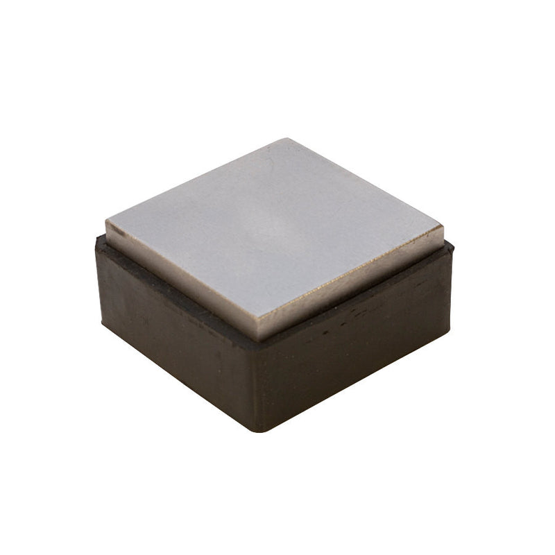 2.5" SQUARE Bench Block Helper with Rubber Base Steel and Rubber Stamping Blocks   tol0346