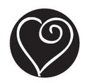 HEART SWIRL Metal Stamp, Eurotool Elite Design Stamp,  5mm   tol0360