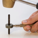 Thumb Safe Metal Stamp Holder, design stamp positioner, fits round stamps up to 8mm diameter, square stamps up to 7mm  tol0372