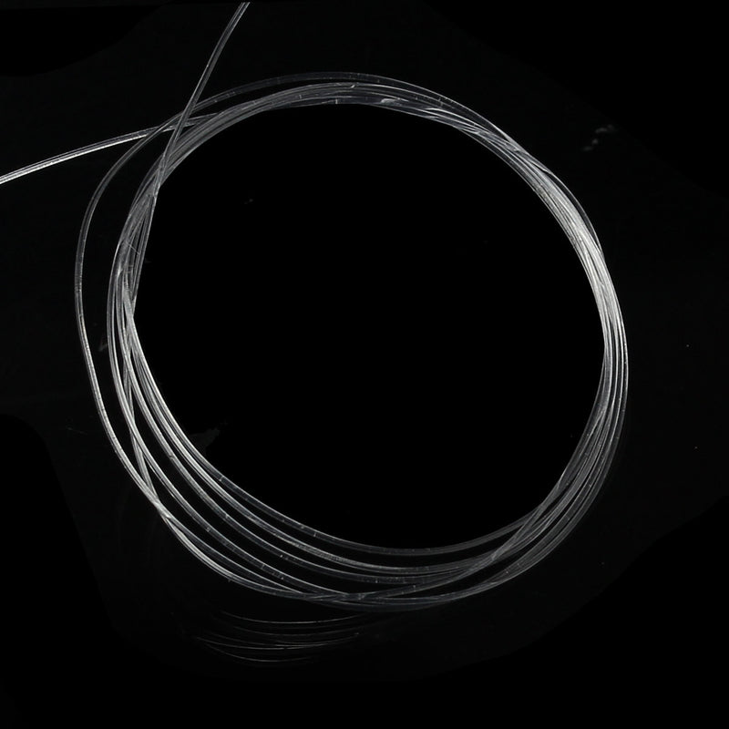 20 meters White Nylon Beading Thread, 0.3mm, on spool  cor0077