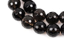 10mm SMOKY QUARTZ Round Beads, faceted, gray, full strand, about 39 beads, gqz0064