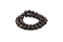 10mm Round Faceted CHOCOLATE BROWN Jade Gemstone Beads, full strand gjd0099