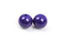 20mm DARK PURPLE Acrylic Bubblegum Beads, package of 20,  bac0312