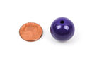 20mm DARK PURPLE Acrylic Bubblegum Beads, package of 20,  bac0312