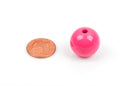 20mm HOT PINK Acrylic Bubblegum Beads, package of 20,  bac0315