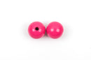 20mm HOT PINK Acrylic Bubblegum Beads, package of 20,  bac0315