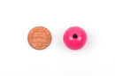 20mm HOT PINK Acrylic Bubblegum Beads, package of 20,  bac0315