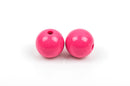 20mm HOT PINK Acrylic Bubblegum Beads, package of 20,  bac0315
