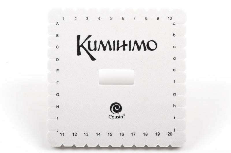 6" Square KUMIHIMO DISC for jewelry braiding includes full instructions with photos tol0390