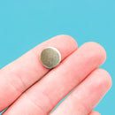 1 Gold Filled CIRCLE Disc Metal Stamping Blanks, 14k, double clad, 22 gauge, 1/2" diameter (12.7mm) pmg0008