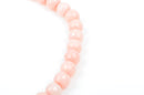 10mm Round Faceted PALE PEACH JADE Gemstone Beads, full strand gjd0112
