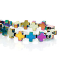 6mm hematite cross beads