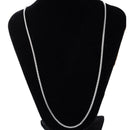 2 Stainless Steel BOX Chain Necklaces with Lobster Clasp, non tarnish, 20" long 2mm thick, fch0287