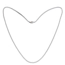 10 Stainless Steel BOX Chain Necklaces with Lobster Clasp, non tarnish, 22" long 2mm thick, fch0513