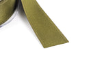 1" inch wide OLIVE GREEN Double Faced Satin Ribbon with Grosgrain Edge 2 yards (6 feet)  rib0092