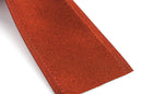 1-1/2" inch wide RUST RED BROWN Double Faced Satin Ribbon with Grosgrain Edge 2 yards (6 feet)  rib0107