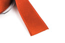 1" inch wide RUST RED BROWN Double Faced Satin Ribbon with Grosgrain Edge 2 yards (6 feet)  rib0101
