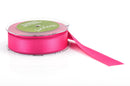 1" inch wide HOT PINK Double Faced Satin Ribbon with Grosgrain Edge 2 yards (6 feet)  rib0103