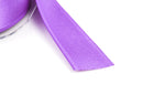 1" inch wide PURPLE Double Faced Satin Ribbon with Grosgrain Edge 2 yards (6 feet)  rib0097