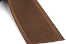 1-1/2" inch wide CHOCOLATE BROWN Double Faced Satin Ribbon with Grosgrain Edge 2 yards (6 feet)  rib0110