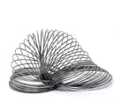 100 Gunmetal Steel Metal Memory Wire Loops  55mm, small bracelet, about 2-1/4" diameter 18 gauge wir0024