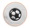 ImpressArt Metal Design Stamp,  6mm SOCCER BALL sports stamps tol0408