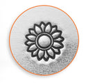 ImpressArt Metal Design Stamp,  6mm SUNFLOWER, nature theme, flower stamp, tol0420