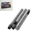 SPADE LEAF Stainless Steel Leathercraft Rivet Tools, hole punch tool for leather, design stamp, tol0423