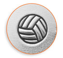 ImpressArt Metal Design Stamp,  6mm VOLLEYBALL sports stamps tol0409