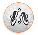 ImpressArt Metal Design Stamp,  6mm BALLET SHOES ballerina, dance shoes, dancing, sports stamps tol0411