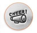 ImpressArt Metal Design Stamp, 6mm CHEER MEGAPHONE cheerleading, sports stamps tol0412