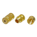 50 Gold Tone Barrel Screw Clasps, copper base, 9x5mm fcl0164