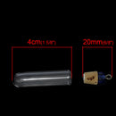 5 Small Glass Jar Vials, Charm Pendants, glass test tube, includes cork, eye pin and bead, 18mm x 10mm, with cork cho0115
