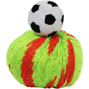 SOCCER BALL Knitting Hat Kit, Beanie Hat Kit, includes yarn and plush stuffed character, Top This!™ knt0090