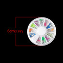 MIXED COLORS Acrylic Rhinestuds TEARDROP in storage box, flat back cabochons, nail art, decoden, paper craft embellishment 6x3mm cry0112