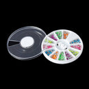 MIXED COLORS Acrylic Rhinestuds STAR in storage box, flat back cabochons, nail art, decoden, paper craft embellishment 3mm cry0116