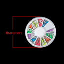 MIXED COLORS Acrylic Rhinestuds DIAMOND in storage box, flat back cabochons, nail art, decoden, paper craft embellishment 8x4mm cry0106