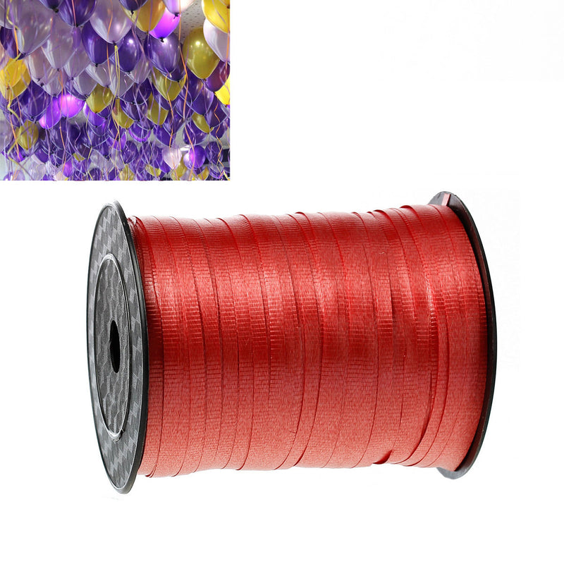 Red Metallic Curling Ribbon 500 Feet - Party Warehouse