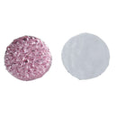 25 RESIN DRUZY Style Pavé CABOCHONS, Light Pink, 10mm diameter  cab0375a