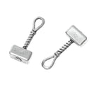 5 HAMMER of THOR Charms, Mjolnir Hammer, Viking Charms, Superhero Charm Pendants, 23mm x 10mm chs2105