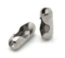 25 pcs Stainless Steel Ball Chain Connector Clasp 8x3mm (Fits 2.4mm Ball Chain) fcl0176