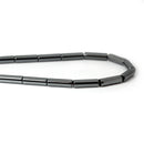 13x4mm CYLINDER COLUMN Hematite Gemstone Beads, full strand  ghe0103