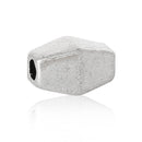 300 Silver Tone Pewter Smooth BICONE Spacer Beads, 6mm x 3.5mm, bme0364