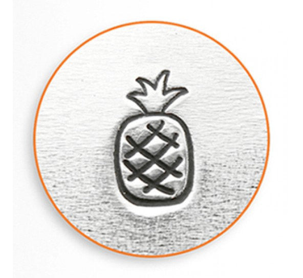 ImpressArt Metal Design Stamp,  6mm PINEAPPLE Outline  tol0427