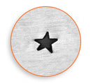 ImpressArt Metal Design Stamp,  3mm Small ANGLED STAR SOLID tol0428