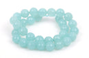 12mm Round Faceted ICE BLUE JADE Gemstone Beads, full strand, about 31 beads, gjd0126